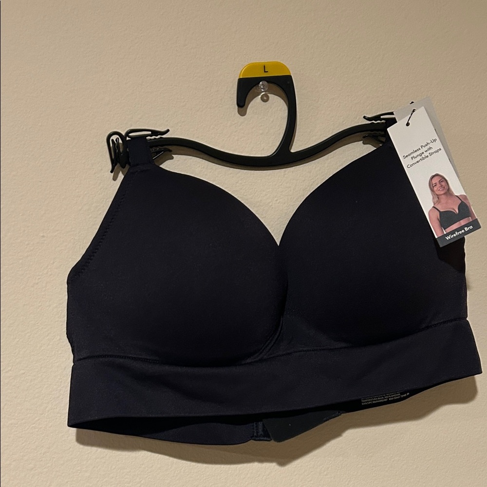 No Boundaries Midnight Black Comfort Bra